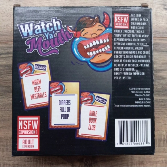 Watch Ya' Mouth NSFW Adult Party Game - Picture 4 of 5